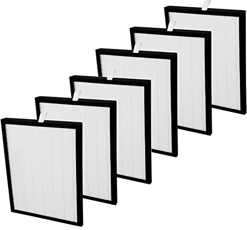 Spares2go HEPA Filter for Meaco Dehumidifier 20L 20LE Low Energy Platinum 6 x Filters