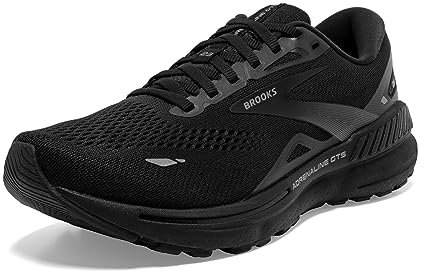 Brooks Damen Adrenaline Gts 23 Sneaker, Black Black Ebony, 40.5 EU