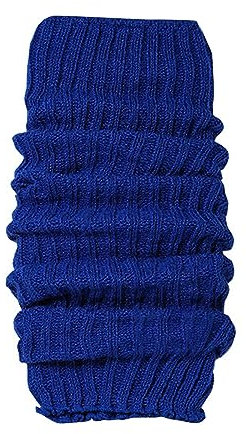 Stulpen Mädchen Damen Beinwärmer Leg Warmers Damen Beinstulpen Knie Hoch Stulpen Gestrickte Leg Warmers Warme Winter Beinstulpen Frauen Warm Bequem Beinwärmer für Winterwärmer (Blue, One Size)