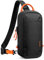 tomtoc Sling Bag Umhängetasche für Nintendo Switch 2 Konsole 2025, Rundumschutz Crossbody Bag Schultertasche mit 8 Spielkartenhaltern für Reise & Alltag, Tragetasche für Ladegerät und Zubehör, Schwarz