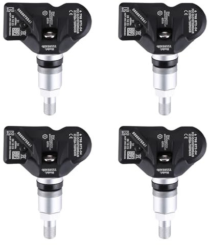 4 sensori di pressione pneumatici 36106798872 compatibili con BMW F06 F07 F10 F11 F12 F13 E84 F25 F26 E89 Mini R57 R58 R59 R60 TPMS Sistema di controllo della pressione pneumatici RDKS 3610 68748 30