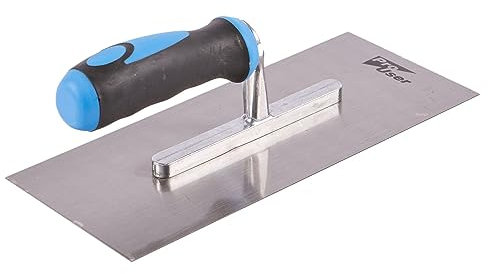 Pro User - Steel Plastering Trowel - 12cm x 28cm - Blue