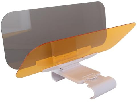 KIMISS 2 in 1 Visiera antiriflesso per auto diurna e notturna, Visiera parasole per auto estensore Visiera parasole anti- Visiera antiriflesso antiriflesso Occhiali per occhiali
