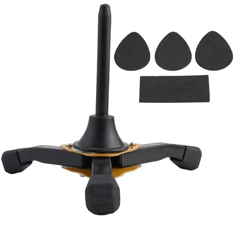 Metall-Klarinettenständer, verstellbare Höhe, Klarinettenhalterung, Stativ-Klarinetten-Stützstange für verschiedene Musikinstrumente