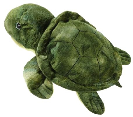 ibasenice Geschichtenerzählpuppe Interaktive Handpuppen Für Den Handpuppenkindergarten Schildkröte Die Marionetten Puppen Für Tiere Pp Baumwolle Grün