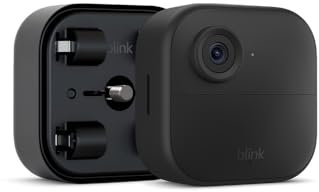 Blink camera (Outdoor 4) + Battery Extension Pack | Wireless HD smart security camera, four-year battery life, enhanced motion detection, works with Alexa | Add-on camera only | IP65