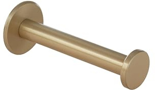 EVI Herrajes | Portarrollos de Papel higiénico | Autoadhesivo o atornillable | Latón Mate | Mod. 050PR1DUALLMT