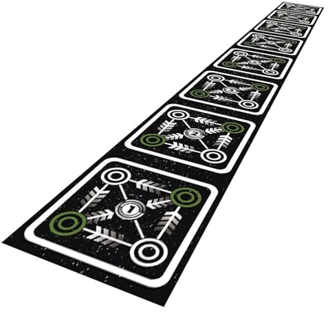 FVPKYUR Football Ladder, Football Coordination Training Mat, Non-Slip Footwork Exercises, Training Device for Adults, Teenagers, Children, Beginners, Professionals
