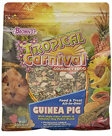 F.M. Brown's Tropical Carnival Guinea Pig Food, 5-Pound