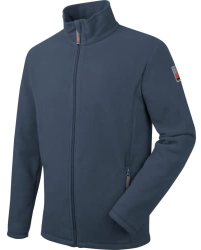 WÜRTH MODYF Fleecejacke Peter – Atmungsaktives Arbeitsfleece – perfekt für Handwerk, Werkstatt, Arbeiten im Freien, blau, Größe M