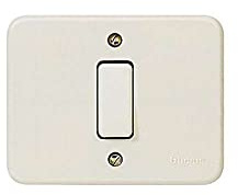 Bticino 1101 N serie Domino växelströmbrytare enpolig, 6 A, elfenben
