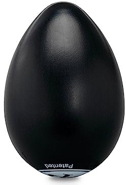LP Latin Percussion LP0020BK Shaker Big Egg 3 (7,6 cm), Kunststoff schwarz, höhere Lautstärke, ideal für Live-Einsatz
