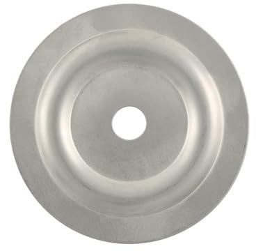 Timco - stora isoleringsskivor i metall - galvaniserad (storlek 70 mm - 100 stycken)