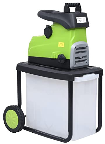 Broyeur électrique de Jardin avec Sac de Collecte 2800 W,Maison & Jardin,Pelouses & Jardins,Équipement électrique d'extérieur,64.82 LB,145794