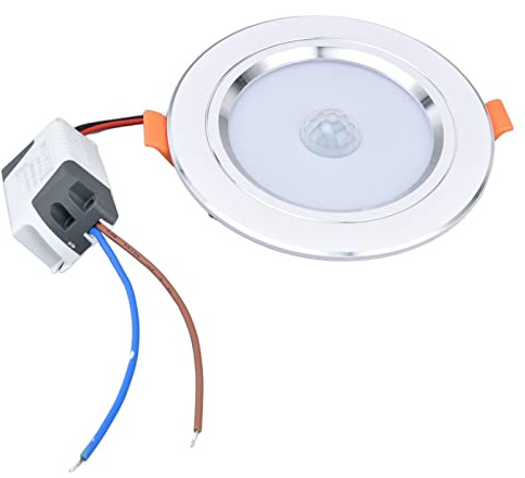 Marhynchus Lámpara de Techo LED, Luz Empotrable con Sensor de Cuerpo Infrarrojo de 9 W, Luz Empotrada LED, Luz Empotrada Blanca, Luz Empotrada, Luz Empotrada, Cerca de Lámparas de Techo
