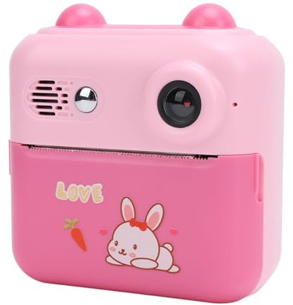 50 MP Compact Instant Print-kamera med 16x Digital Zoom och Lång Batteritid för Utomhusäventyr (Rosa)