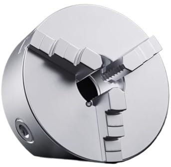 SHYEGUMUZA K11-200/K11-240/K11-250 3-jaw lathe chuck, 1 spanner, 3 screws / 1 positive and 1 negative jaws(K11 200mm)