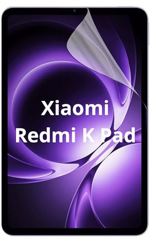 PHONILLICO Film Protection Ecran en Plastique pour tablette Xiaomi Redmi Pad 2 [PACK 2] Ultra Resistant Ecran Protecteur
