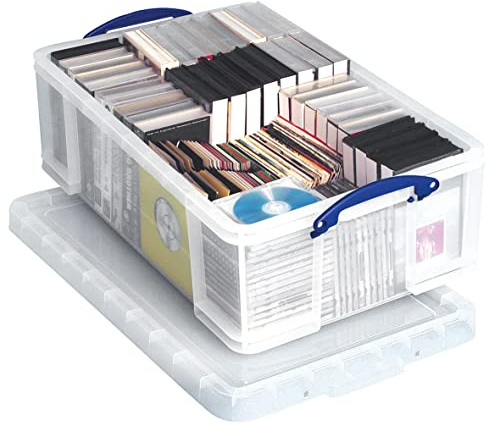 Really Useful Box Plastic Storage 50 Litre Clear