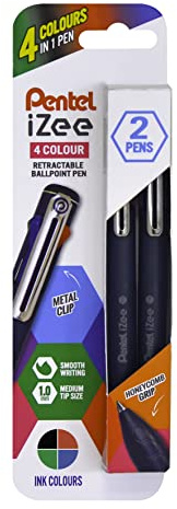 Pentel iZee 4 Colour Twin Pack