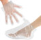Lot de 200 couvre-pieds en cire de paraffine pour pieds et mains - Inserts de bain de paraffine jetables - Sac en plastique pour les mains et les pieds - Thérapie thermique à la croissance chaude