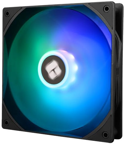 THERMALRIGHT TL-C14C-S - Ventilador silencioso de 140 mm, ventilador de computadora negro, enfriador de CPU de alta velocidad de 1500 RPM, conector PWM de 4 pines