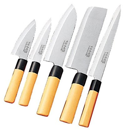 5 Piece Knife Set From Famous Japanese Chef - Komei Nakamura