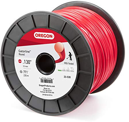 Oregon 23-530 Gatorline Professional 5-Pound Spool of .13-Inch-by-764-Foot Round String Trimmer Line, Red
