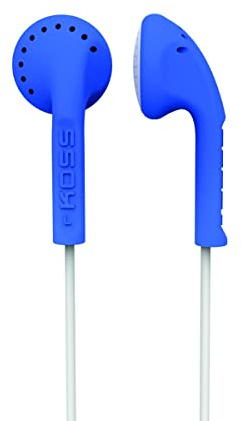Koss KE10B Lightweight On-Ear Earbud, Blue