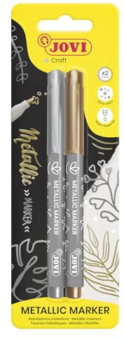 Jovi Decor Metallicmarker (2er Set) gold und silber