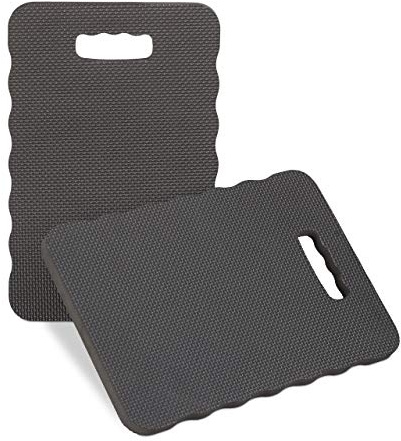 10 x Kniebrett für Garten Arbeit, Werkstatt, Haus, schonende Kniehilfe, Kniematten BxT 40 x 26 cm, Eva, schwarz