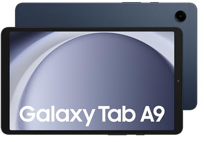 Samsung Galaxy Tab A9 Android Tablet, 128GB Storage, Large Display, Rich Sound, Navy, 3 Year Manufacturer Extended Warranty (UK Version)