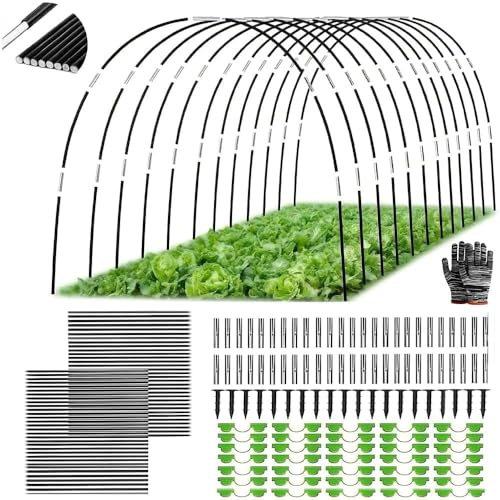 Arcos Para Invernadero, 70 Piezas Aros De Invernadero Para Tunel, Aros Invernadero Grandes, Neumáticos de Invernadero, Garden Tunnel, Túnel Para Plantas, Aros De Invernadero Para Cultivar Túneles