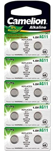 AG11/ LR58 / 361 / SR721  Alkaline Batterien 10er Packung / AG 11