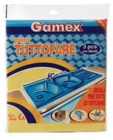 Gamex panno tuttofare multiuso cm.30x45 pz. 3.