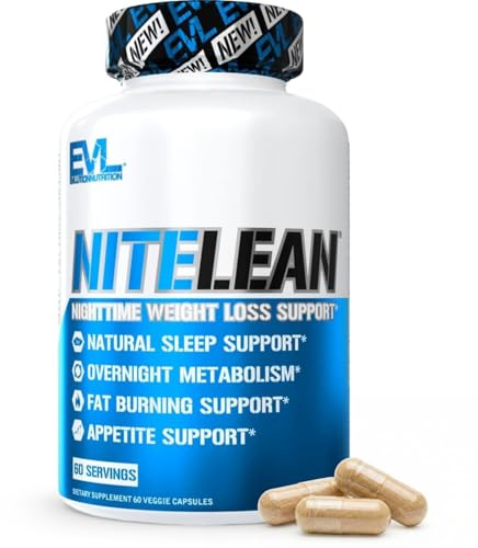 Night Time Fat Burner for Weight Loss Support - Belly Fat Burner for Men & Women with Green Tea and White Kidney Bean Extract - Nighttime Metabolism Booster & Sleep Optimizer to Help Stubborn Fat Loss