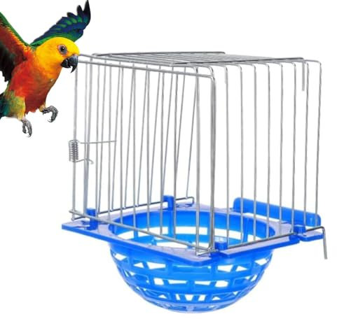 Generisch Brutnest-Vogelkäfig, Brutnest-Käfignest,Kanarienkäfig-Zuchtnest für Papageien - Vogelbrutbecken, Nistschale für kleine Vögel, Vogelnest-Brutkasten, Papageienversteck