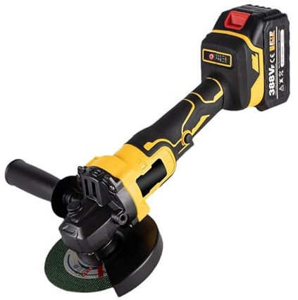 Smerigliatrice angolata senza fili Motore Brushless 3 Velocità Regolabile 10000RPM Utensili da Taglio per Legno Metallo Ruggine Rimozione