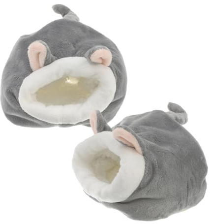 POPETPOP 2piezas Nido Cálido para Mascotas de Algodón Cama Multiusos para Erizos y Petauros del Azúcar Casa de Peluche para Dormir Orificios de Ventilación