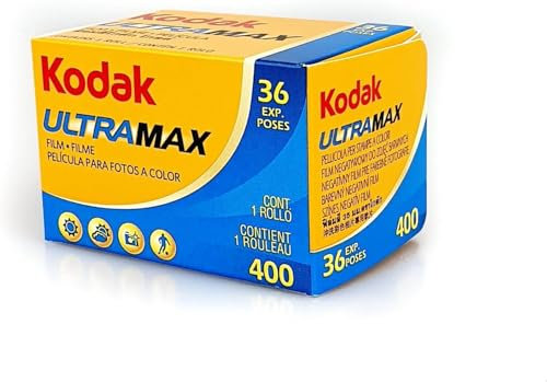 Kodak 603 4078 Ultramax 400 Farb-Negativfilm (ISO 400), 35 mm, 36 Belichtungen, kardiert