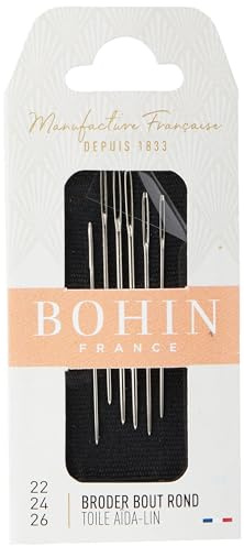 Bohin - Bohin No.22-24-26 Assortiment Tapisserie Aiguilles - 6 Aiguilles
