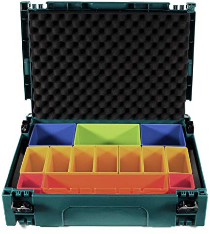 Makita Makpac Gr. 1 inklusive Boxeneinsatz P-83652 + Deckeleinlage Schaumstoff