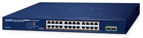 Planet gsw-2620hp (100/1000/10000 Power Over Ethernet (PoE) 1U Managed 10G Ethernet Network Switch – Black Switch (IEEE 802.3, IEEE 802.3 af AB, IEEE 802.3, IEEE 802.3, IEEE 802.3, IEEE 802.3u, IEEE 802.3, IEEE 8 AZ, AT 100/1000 Ethernet Managed, 10 g (Tungsten), 1U, black, 50/60Hz)
