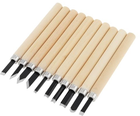 OriGlam 10pcs professionelle holzschnitzerei meißel, kohlenstoffstahl holzschnitzerei werkzeuge, holz sägen stechbeitel kits, macht und werkzeuge für die griff und einsteiger und kinder