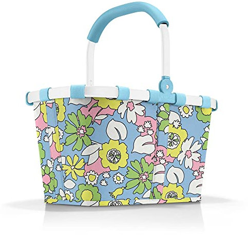 reisenthel, carrybag, BK, Einkaufskorb, Frame Florist Lagoon (4093)