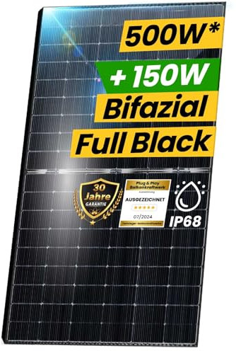 EPP 500W Solarmodul 500W Bifazial Glas-Glas Photovoltaik Solarpanel