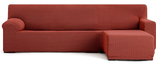 ECOMMERC3 | Copridivano Chaiselongue Braccio corto destro super elastico bielastico - Copridivano Chaiselong Color Caldaia con schiume di tenuta e gomme di regolazione valida destra o sinistra