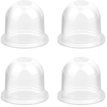 LICQIC 4 Pcs Primer Bulb Carburetor, Universal Petrol Fuel Primer Bulb, Carburetor Oil Cup Cover for Mower, Blower, Strimmer, Cutter, Hedge Trimmer, Chainsaw (22 mm)