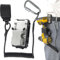 otuiaim Clip-on Drill Holster + 160cm Anti-Drop Cord - Ultimate Tool Safety & Convenience Kit - 304 Stainless Steel Tool Belt Holder & 5KG Load Tool Tether for Power Tools, Construction, DIY