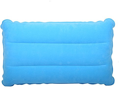 Faltbares Aufblasbares Kissen, Reisekissen Kissen Camping Kissen Fitting(Himmelblau) Isomatten, Bettzeug Aufblasbares Kissen